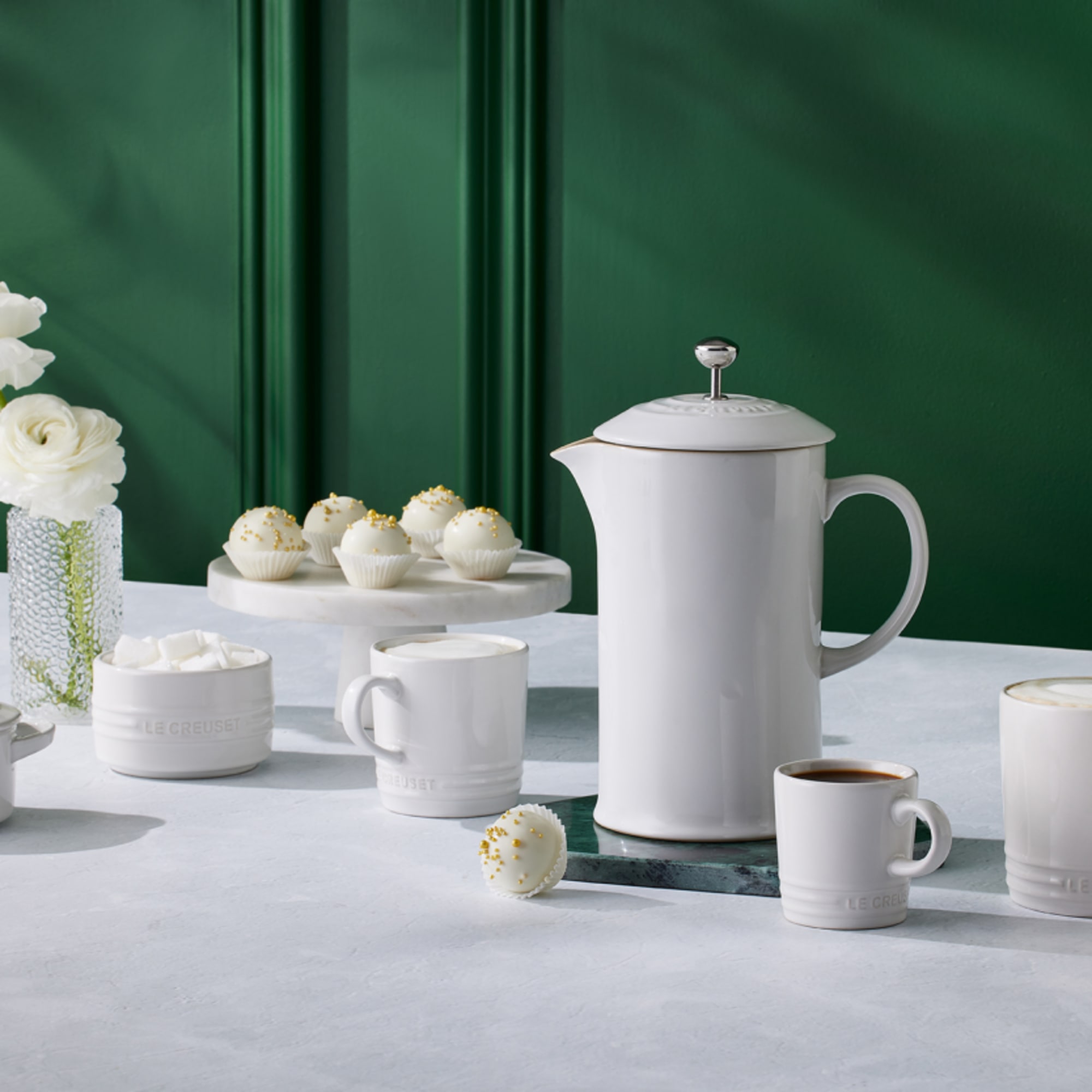 Le Creuset Stoneware Espresso Mug 100ml White Kitchen Warehouse™